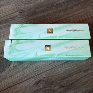 Nespresso Pistachio Vanilla Double Espresso Vertuo Pods (2 sleeves, 20 pods)